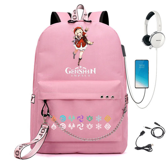 Popular Slouchy Pretty Creative Iron Chain Backpacks