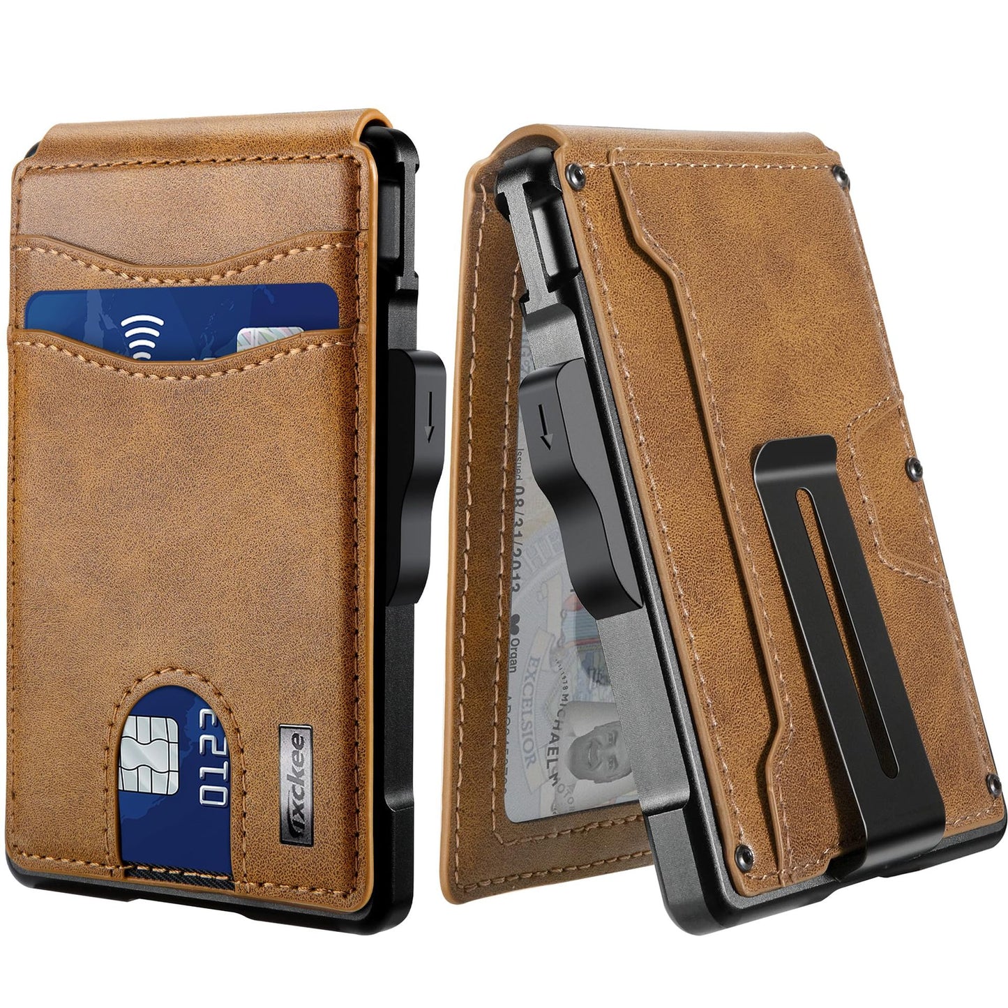 Men's Automatic Pop-up Cassette Metal Advanced Sense First Men's Wallets