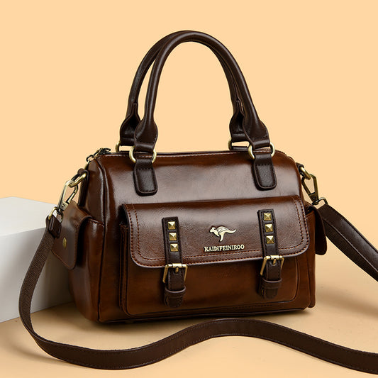 Women's Stylish Fashion Contrast Color Elegant Handbags