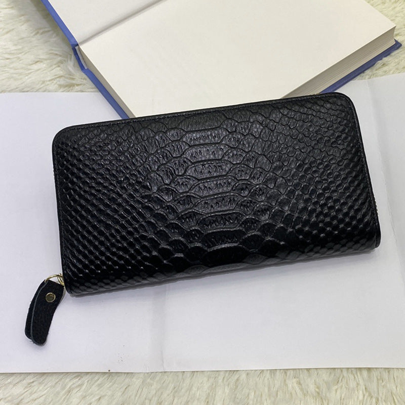 Men's Leather First Layer Cowhide Lady's Mobile Ladies Wallet