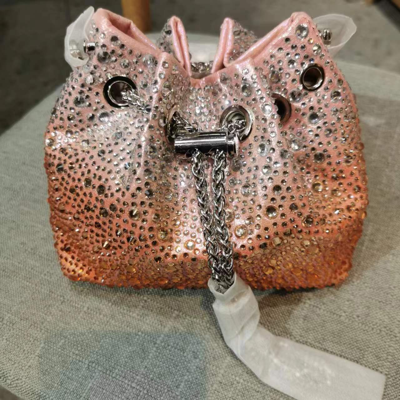 Women's Heron Live Streaming On Tassel Rhinestone Shoulder Bags