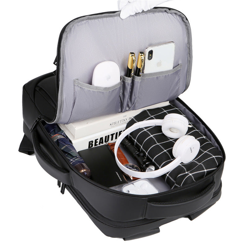 Men's Computer Expansion Waterproof Large Capacity Business Backpacks