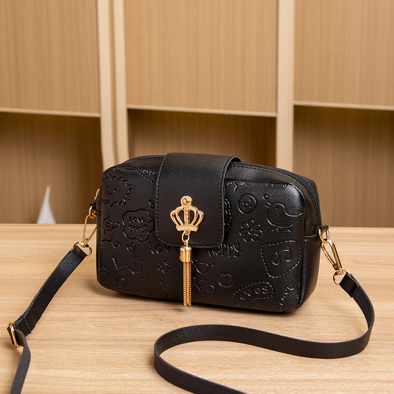 Women's Printed Fresh Sweet Korean Style Fashion Women's Messenger Bag