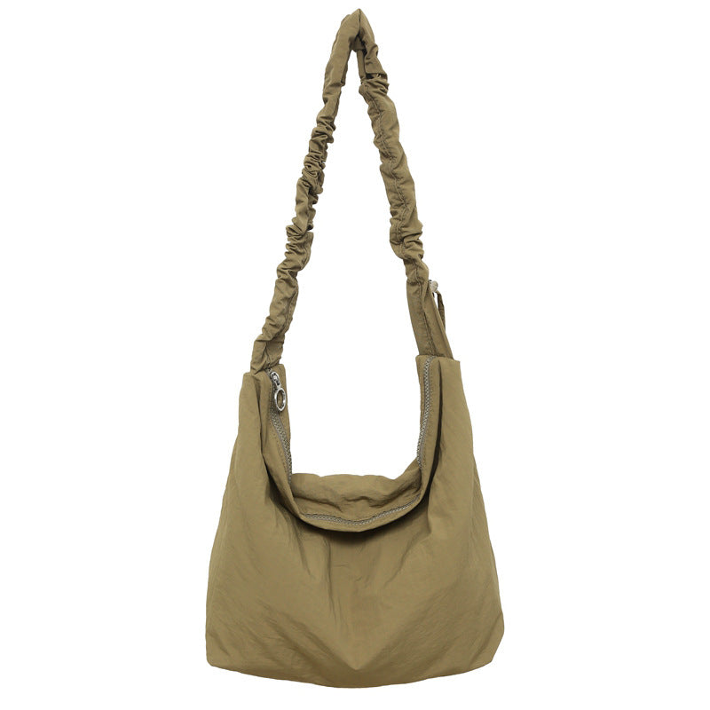 Women's Idle Style Large Capacity Commuter Artistic Commute Leisure Women's Shoulder Bag
