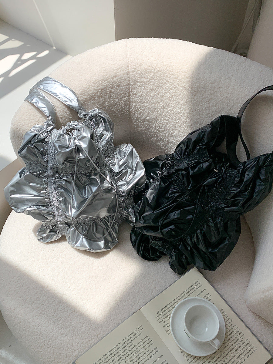 Personalized Drawstring Cloud Irregular Underarm High Shoulder Bags