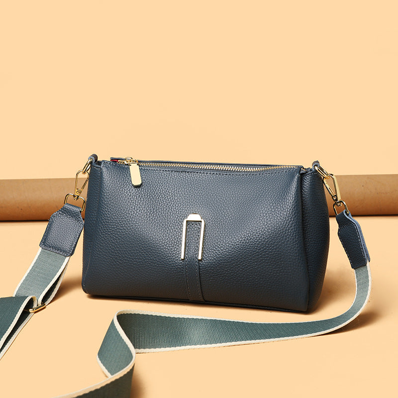Women's Simple Fashion Cattlehide Elegant First Layer Shoulder Bags