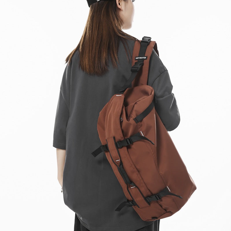 Women's Nylon Solid Color Street Large Capacity Shoulder Bags