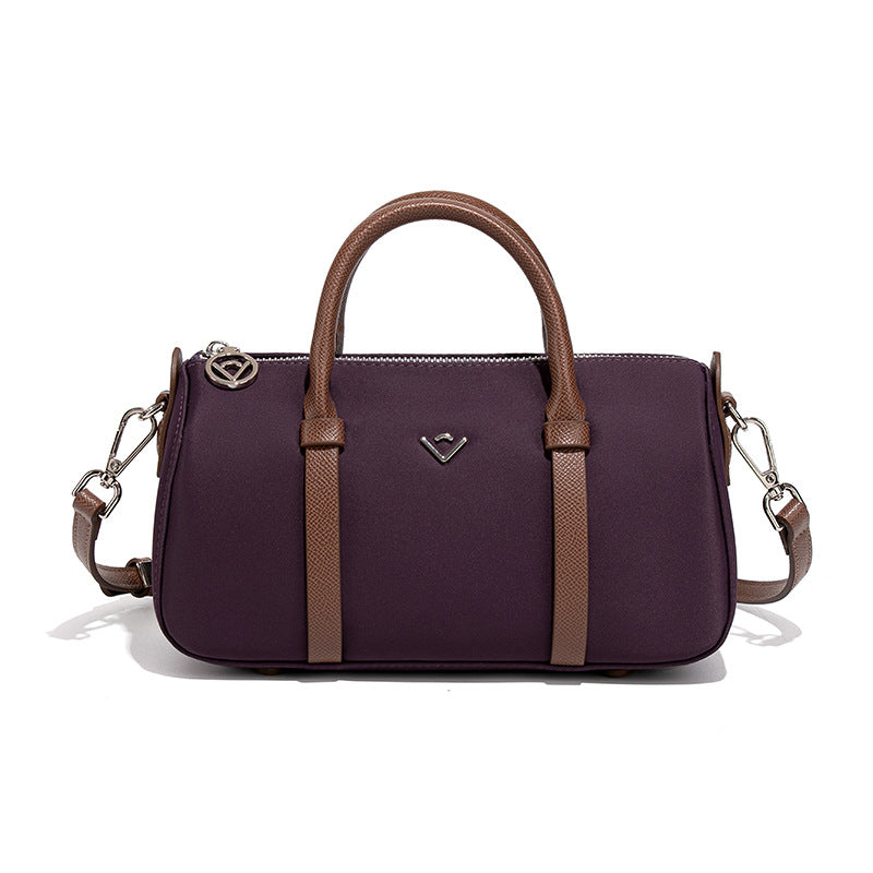 Nylon Boston Pillow Commuter Hand Simple Women's Handbag
