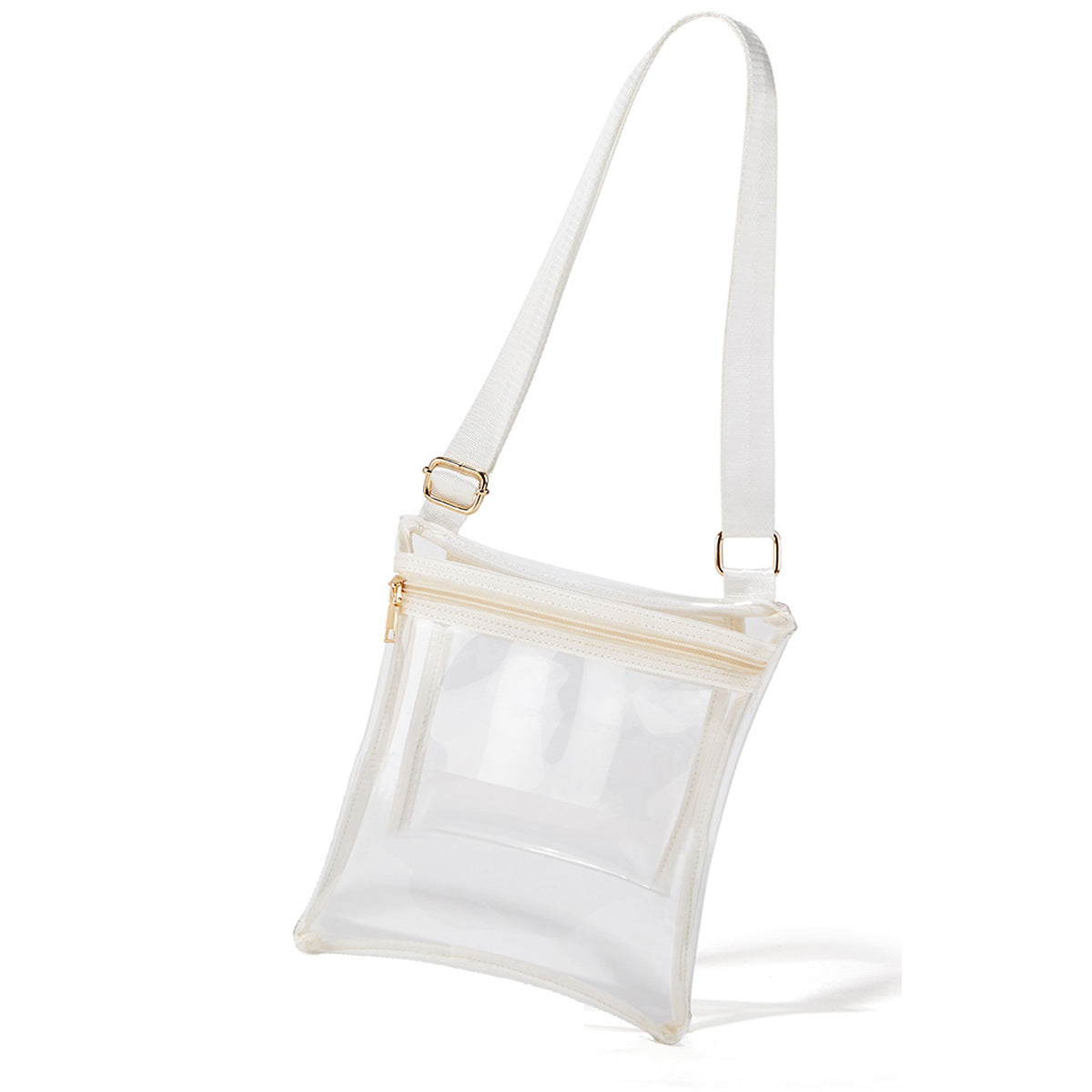 Women's Transparent Female Four Applicable Portable Gel Women's Messenger Bag