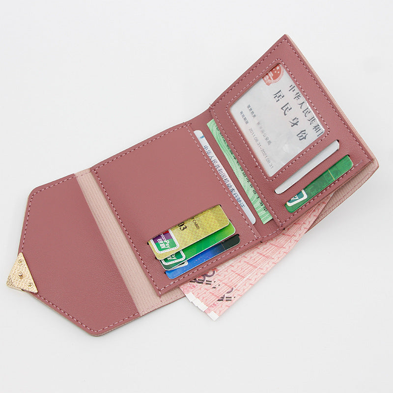Female Short One Mini Sweet Thin Ladies Wallet