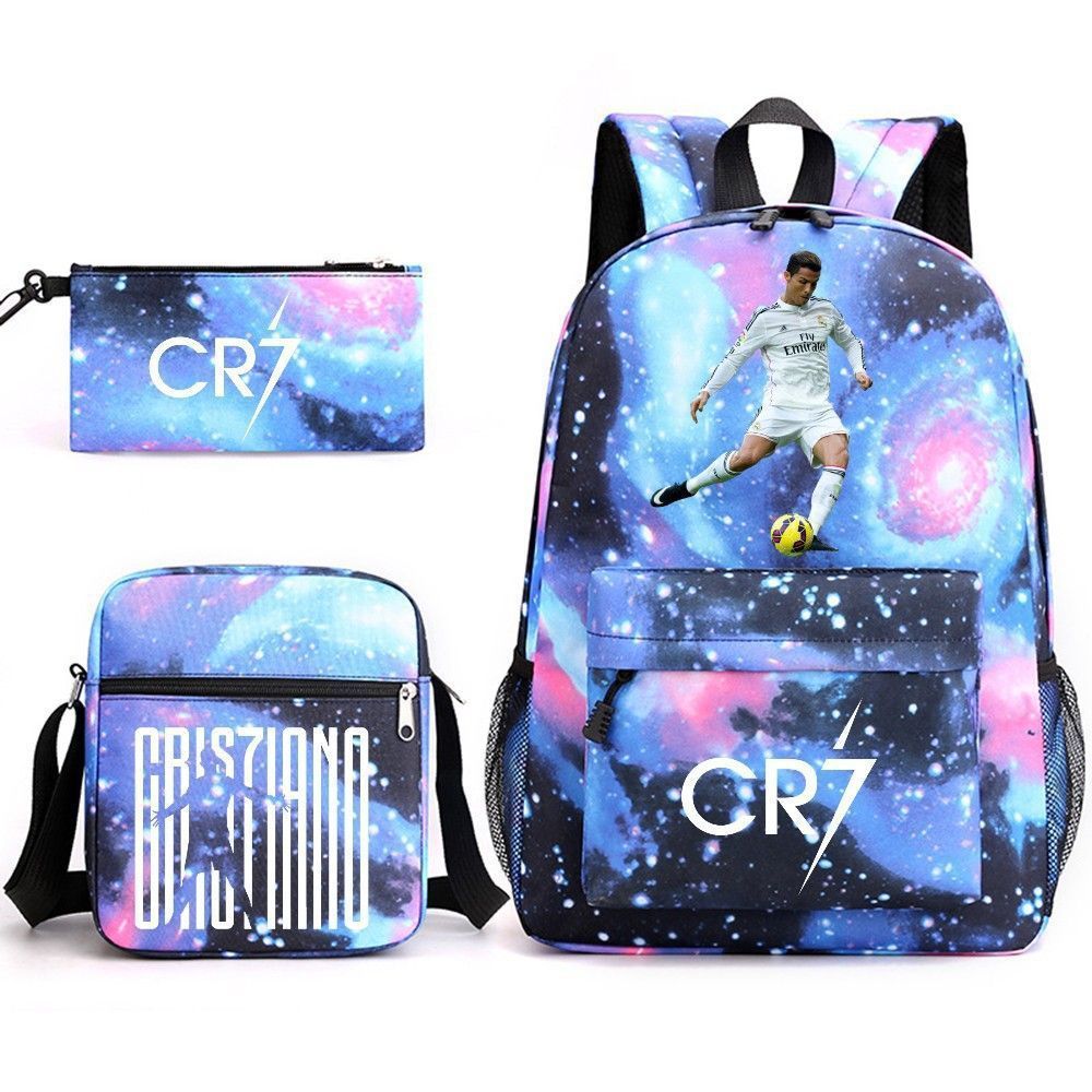 Pencil Three-piece Canvas Large Capacity Leisure Shoulder Bags