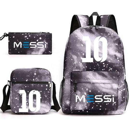 Durable Leo Massey Peripheral Printed Pencil Middle School Students' Schoolbags