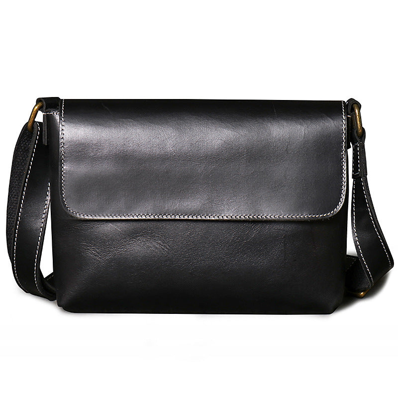 Women's & Men's Source Retro Simple Leather Crazy Horse Large Bags