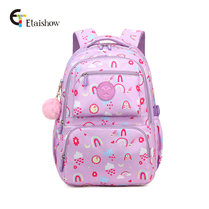Printed Primary Junior High Large Capacity Backpacks