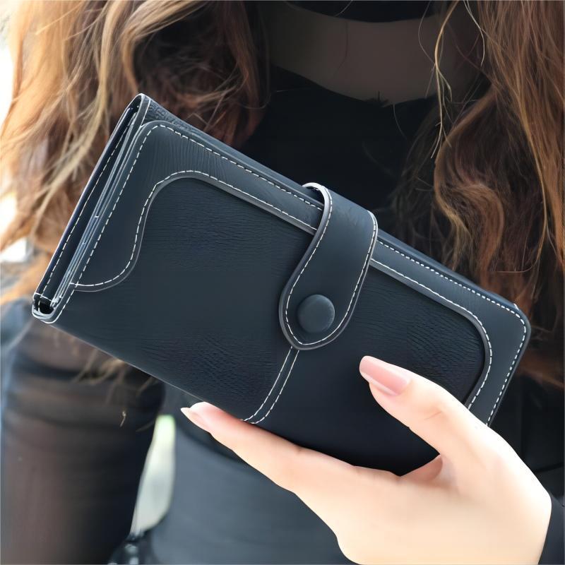 Women's Frosted Vintage Clutch Soft Leather Multifunctional Ladies Wallet