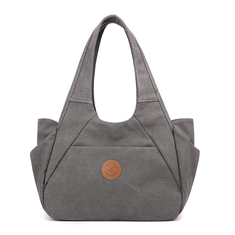 Women's Fashionable Simple Korean Style Large Capacity Portable Shoulder Bags