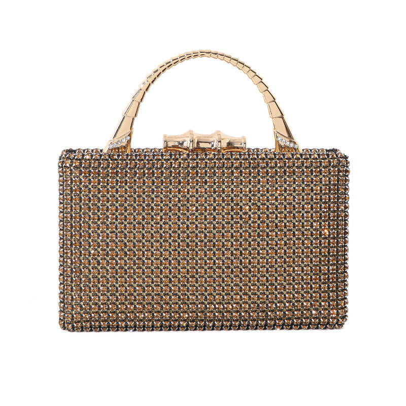 Diamond Banquet Dress Metal Hand-held Handmade Evening Bags
