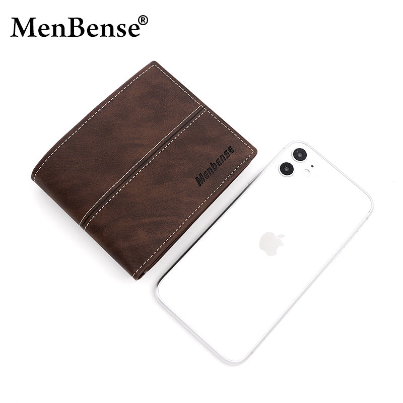 Men's Short Business Fashion Simple Soft Leather Men's Wallet