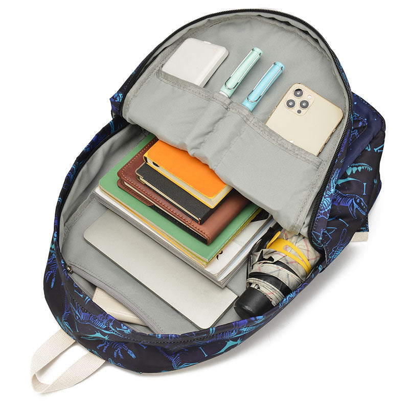 Children's Primary Three-piece Suit Dinosaur Printed Elementary School Students' Schoolbags