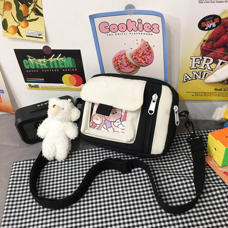 Canvas Female Korean Style Artistic Cute Women's Messenger Bag
