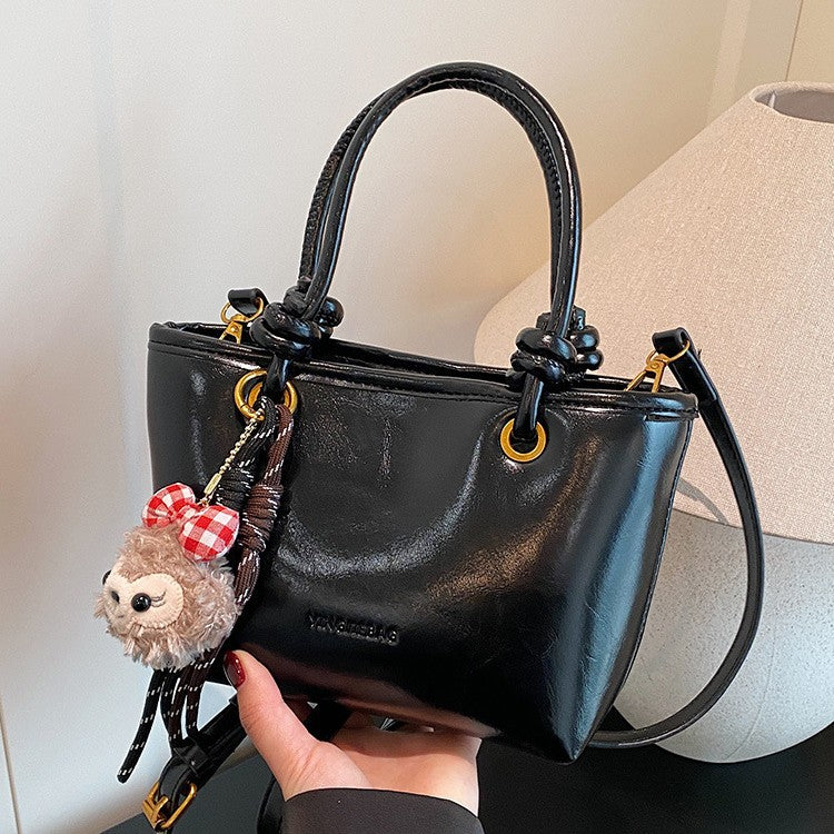 Women's Oil Wax Skin One Commute Western Women's Handbag