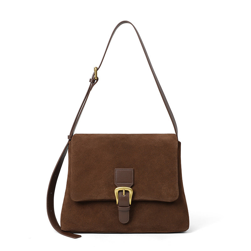 Women's Leather High-grade Exquisite Suede Underarm Women's Messenger Bag
