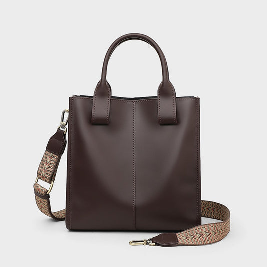 Women's Chinese Style Portable Genuine Leather Handbags