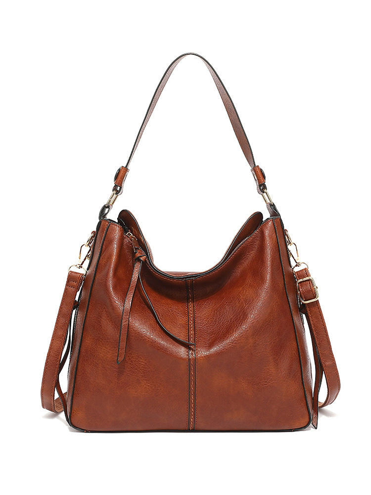 Women's Simple Hobo Korean Style Big Women's Shoulder Bag