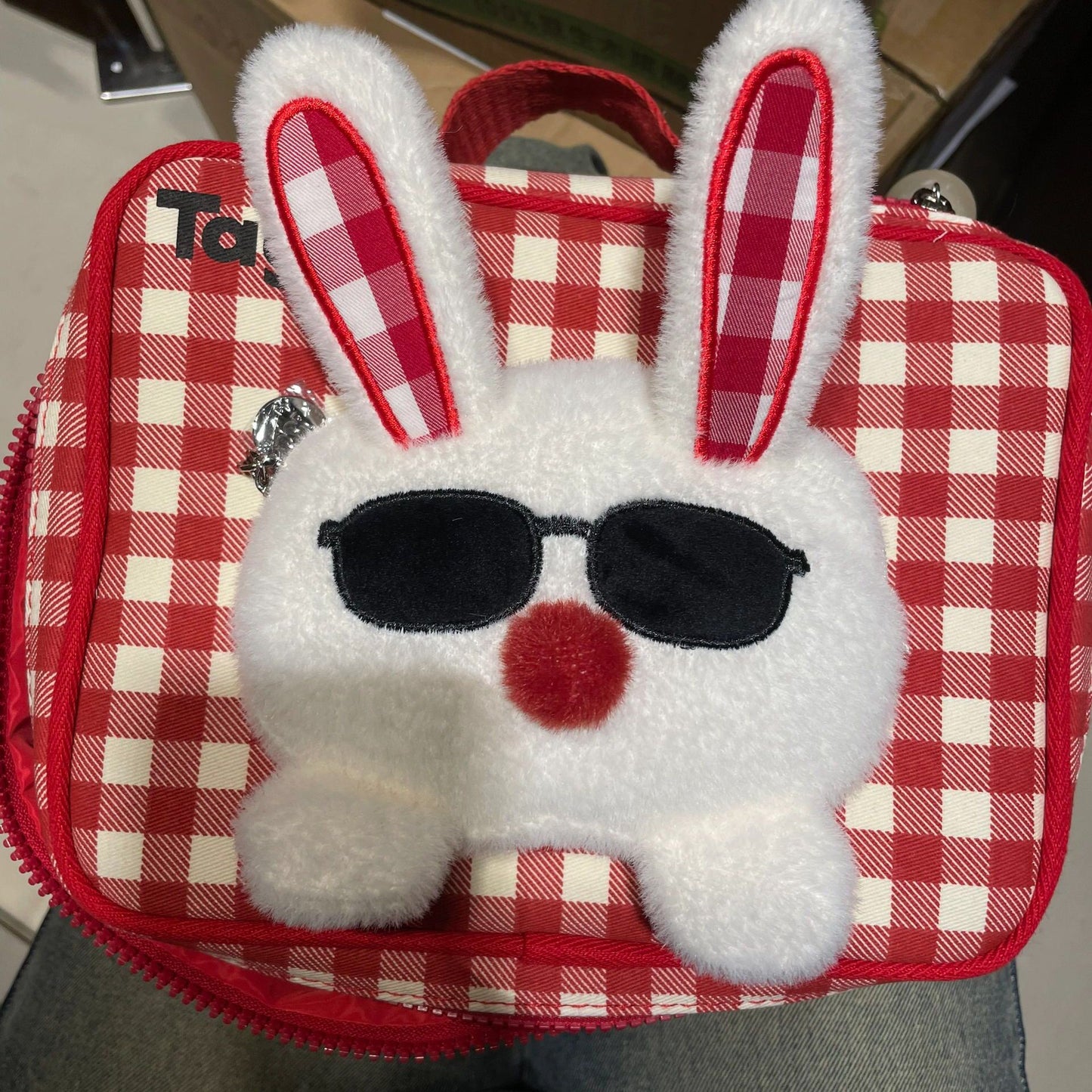 Heart Denim Shell Buggy Rabbit Plaid Bags