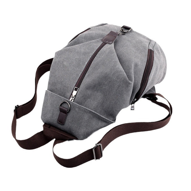 Women's Canvas Retro College Fashion Korean Style Shoulder Bags