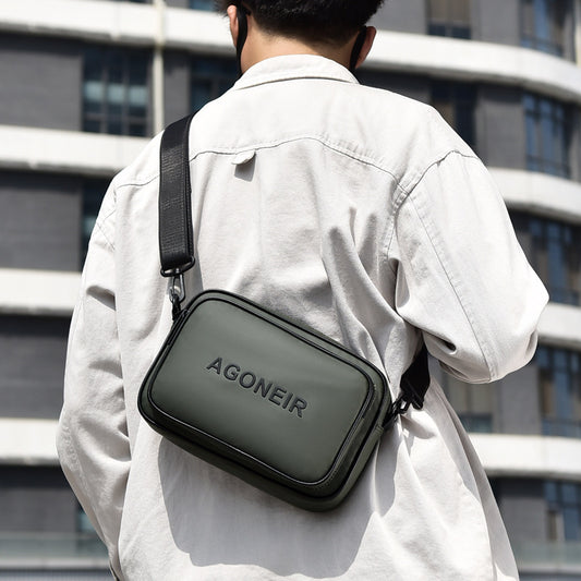 Men's Trendy Fashion Trend Horizontal Waterproof Men's Messenger Bags