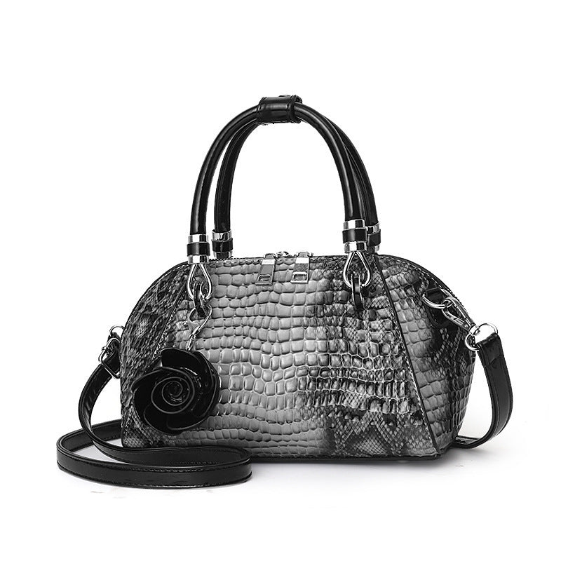 Women's Shell Elegant Trendy Snakeskin Pattern Bags