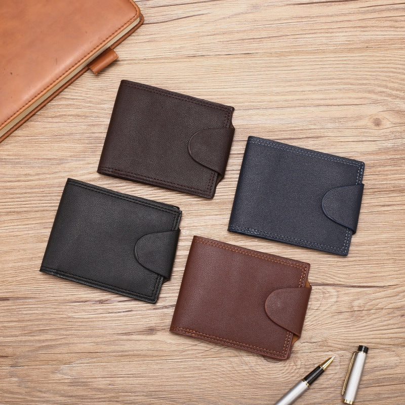 Men's Short Simple College Trendy Unique Soft Card Holder