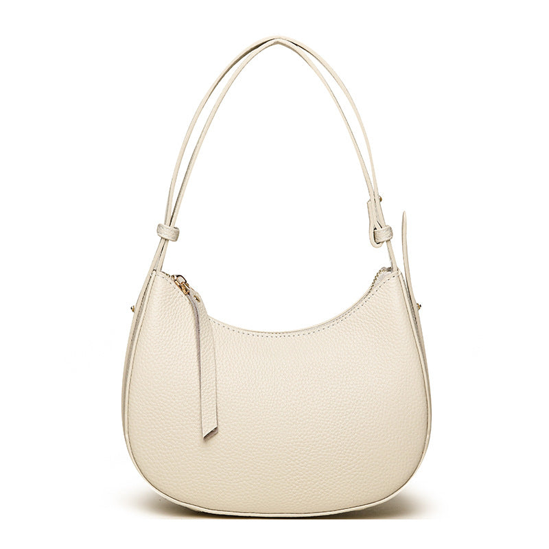 Women's Genuine Leather Fashionable High-grade Underarm Toe Shoulder Bags