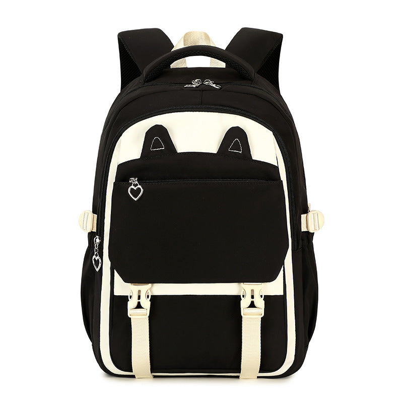 Female Fresh Sweet Cute Thermal Transfer Middle School Students' Schoolbags