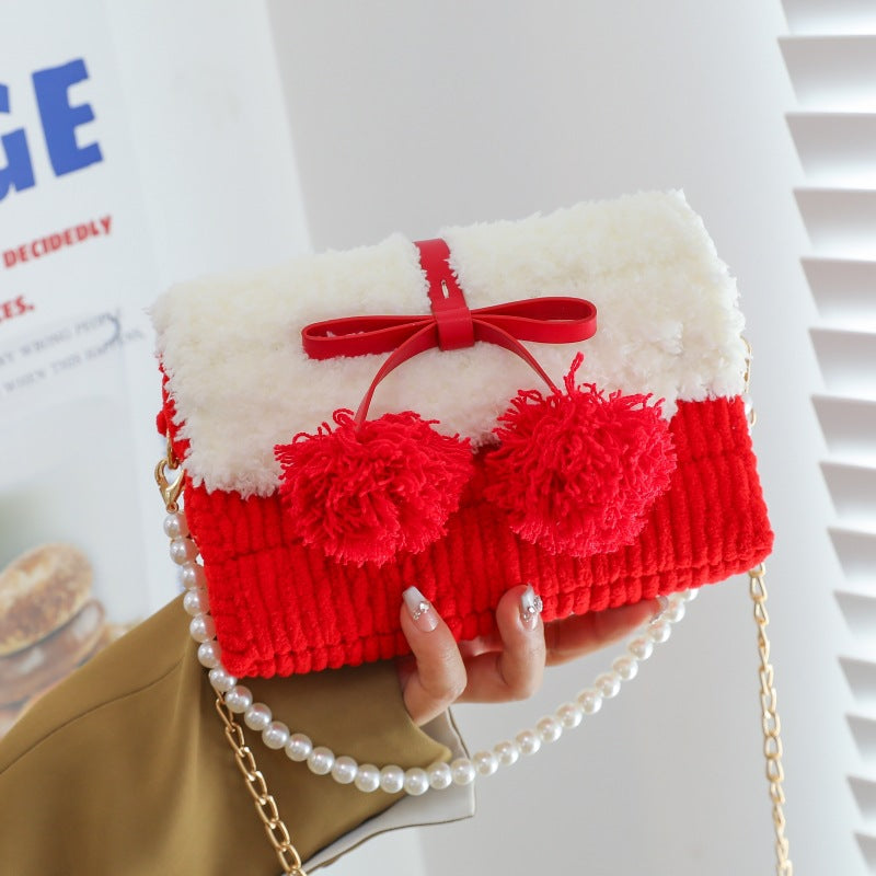 Hand-woven Homemade Wool Material Gifts For Girlfriend Bags