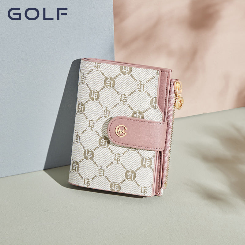 Women's Golf Short Large Capacity Printed Fashion Ladies Wallet