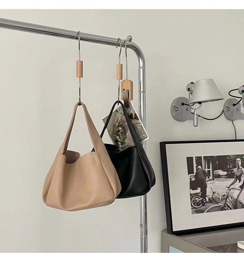 Women's Style Lychee Pattern Fashion Soft Leather Bags