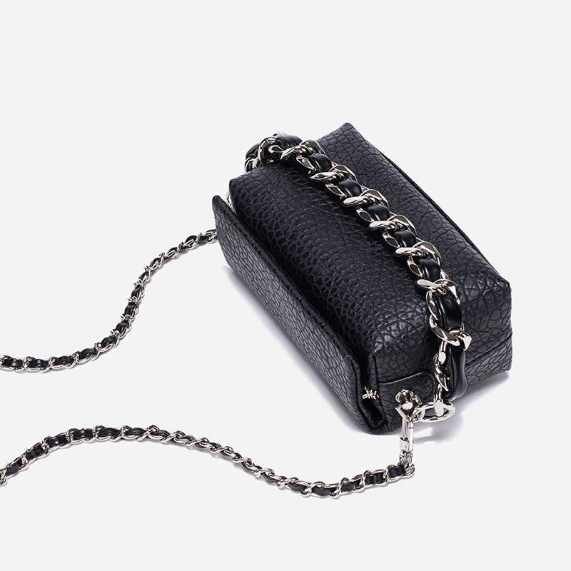 Women's Box Texture Chain Fashion Litchi Pattern Bags