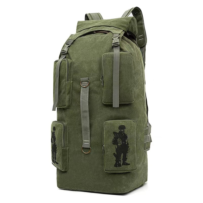 Women's & Men's & Canvas Large Capacity Breathable Wearable Sports Backpacks