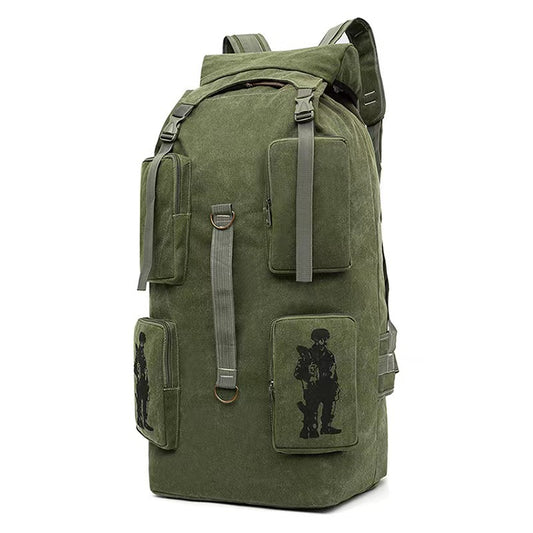 Women's & Men's & Canvas Large Capacity Breathable Wearable Sports Backpacks