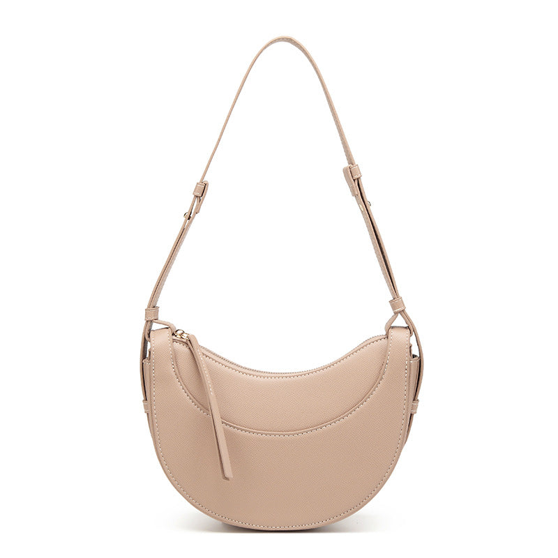 Women's French Minority Design Saddle Selenodont Soft Shoulder Bags