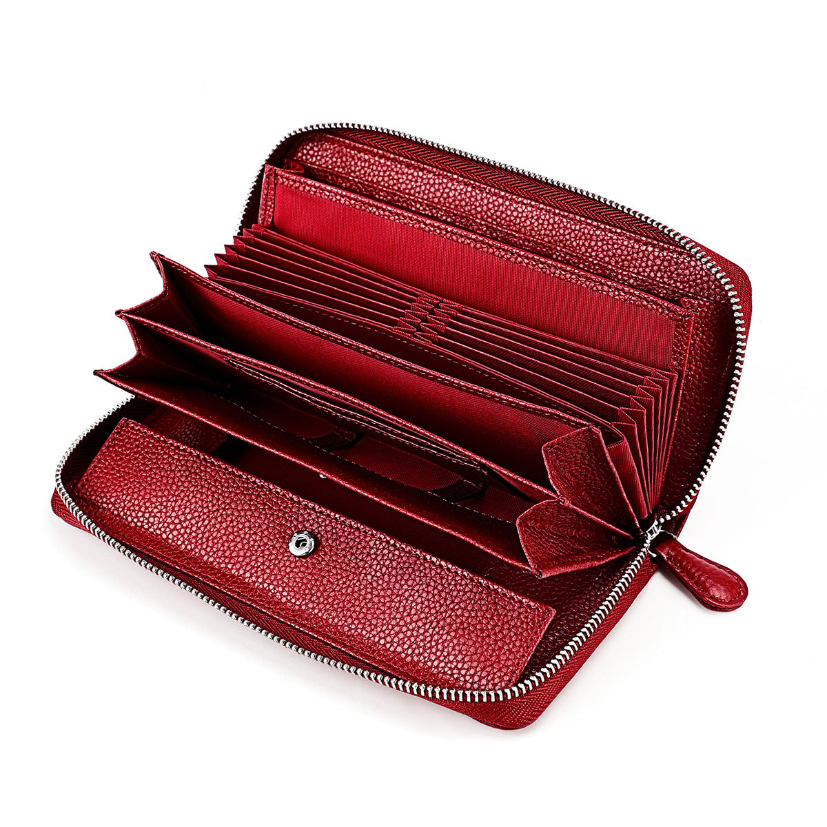 Women's & Men's & Genuine Leather Multiple Slots Organ Card Holder