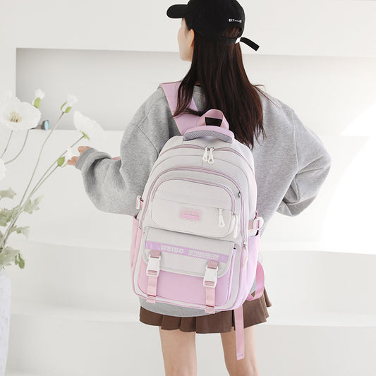 Slouchy Trendy Female Good-looking Large Capacity Middle School Students' Schoolbags