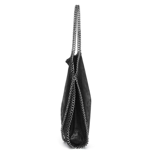 Stylish Women's Trendy Chain Foldable Portable Shoulder Bags