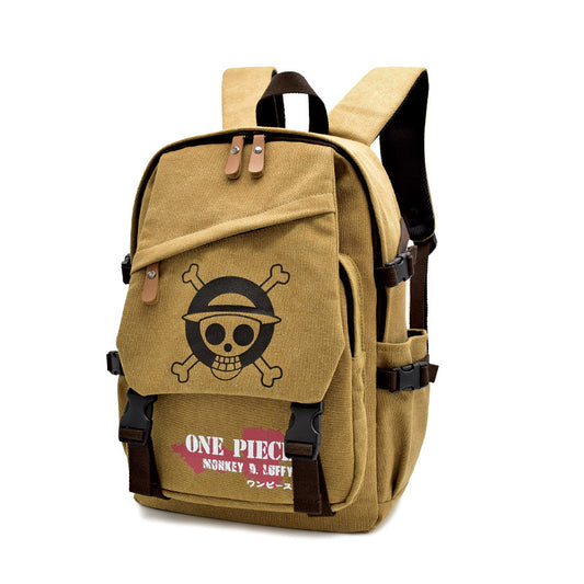Anime Spy Play House Man One Piece Middle School Students' Schoolbags