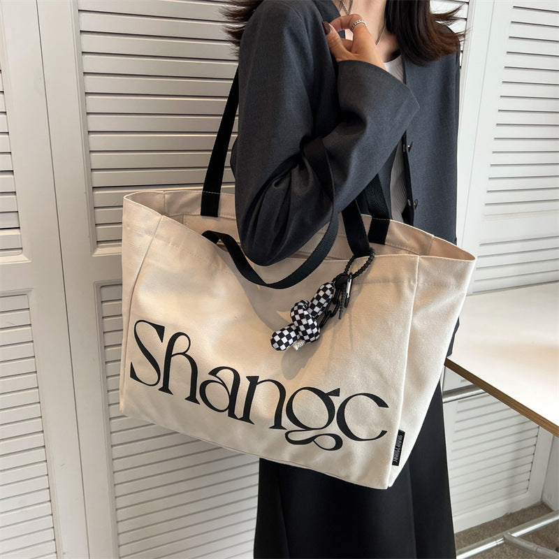 Women's Urban Simple Fashion Nylon Large Capacity Tote Bags