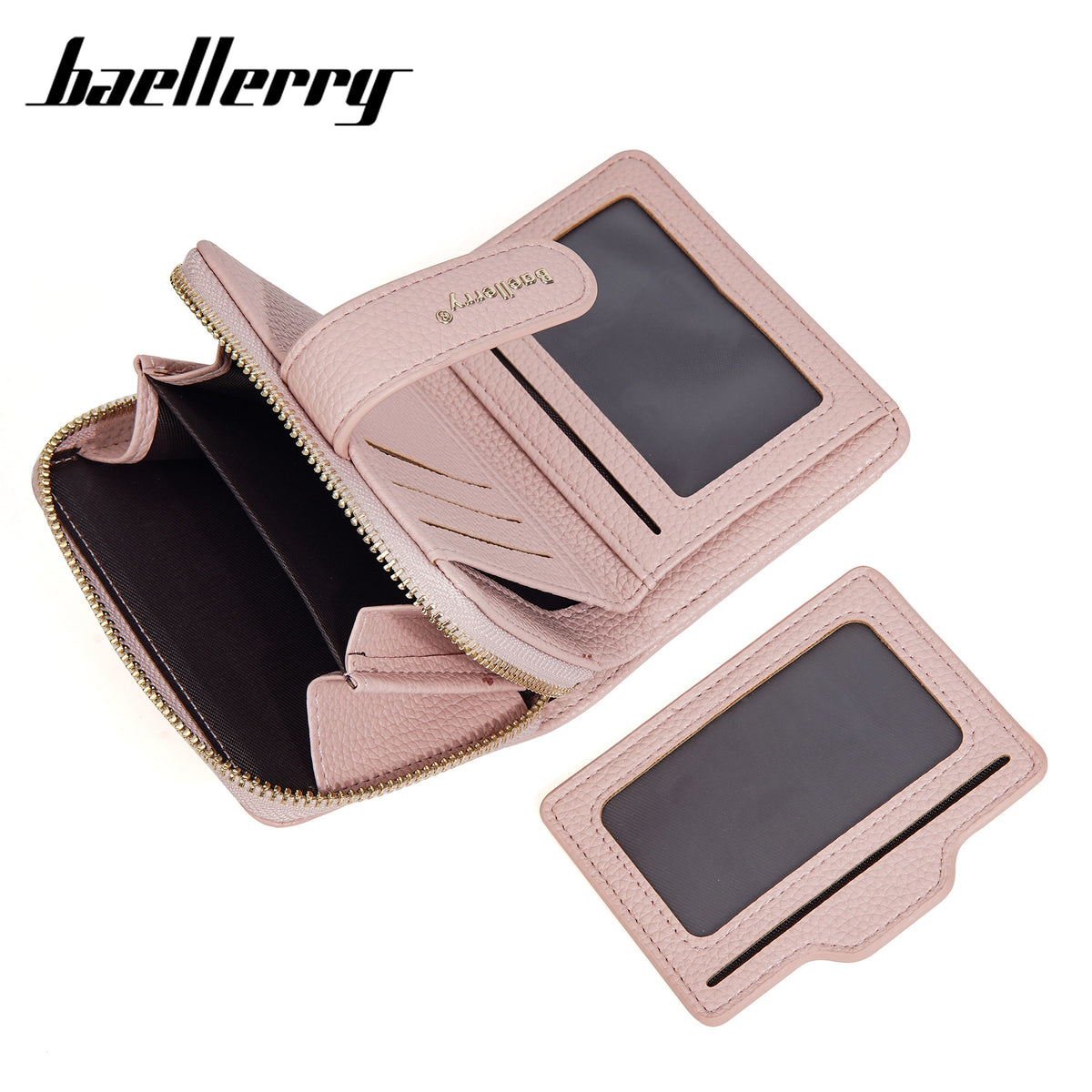 Women's Chic Snap Button Multi Slots Advanced Ladies Wallet