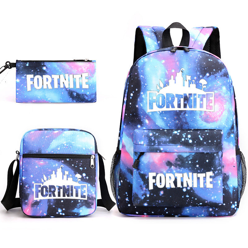 Durable Leo Massey Peripheral Printed Pencil Middle School Students' Schoolbags