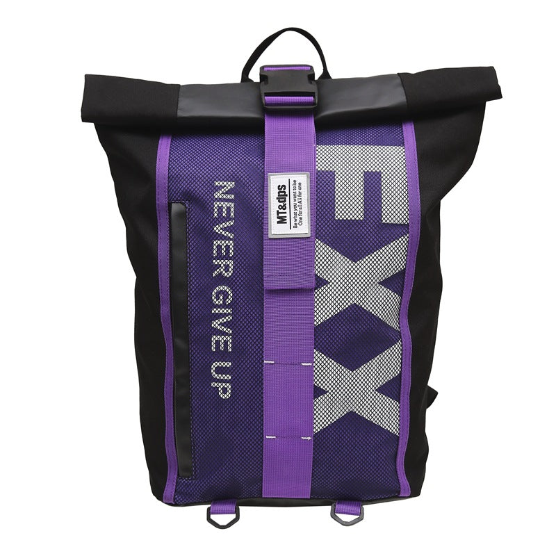 Fashion Unisex Leisure Personalized Contrast Color Backpacks